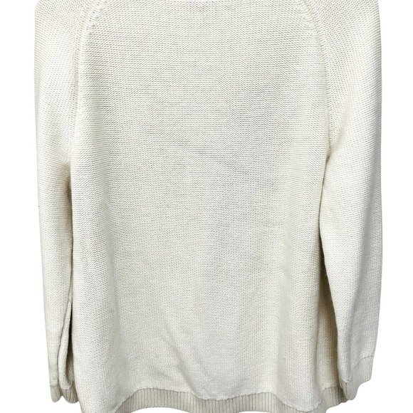 Talbots Sweater Women’s Plus 2X Petite 10%‎ Angora Cream Cozy Cable Knit - Picture 2 of 9